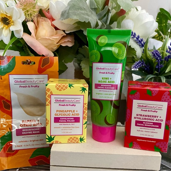 🆕🍍🍓 GLOBAL BEAUTY CARE “FRESH & FRUITY” SKIN CARE COLLECTION. BRAND NEW. - Picture 2 of 6